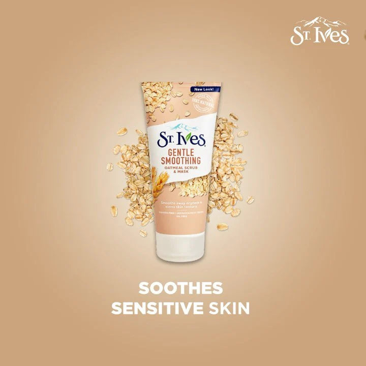 St. Ives Gentle Smoothing Oatmeal Scrub & Mask - 150ml