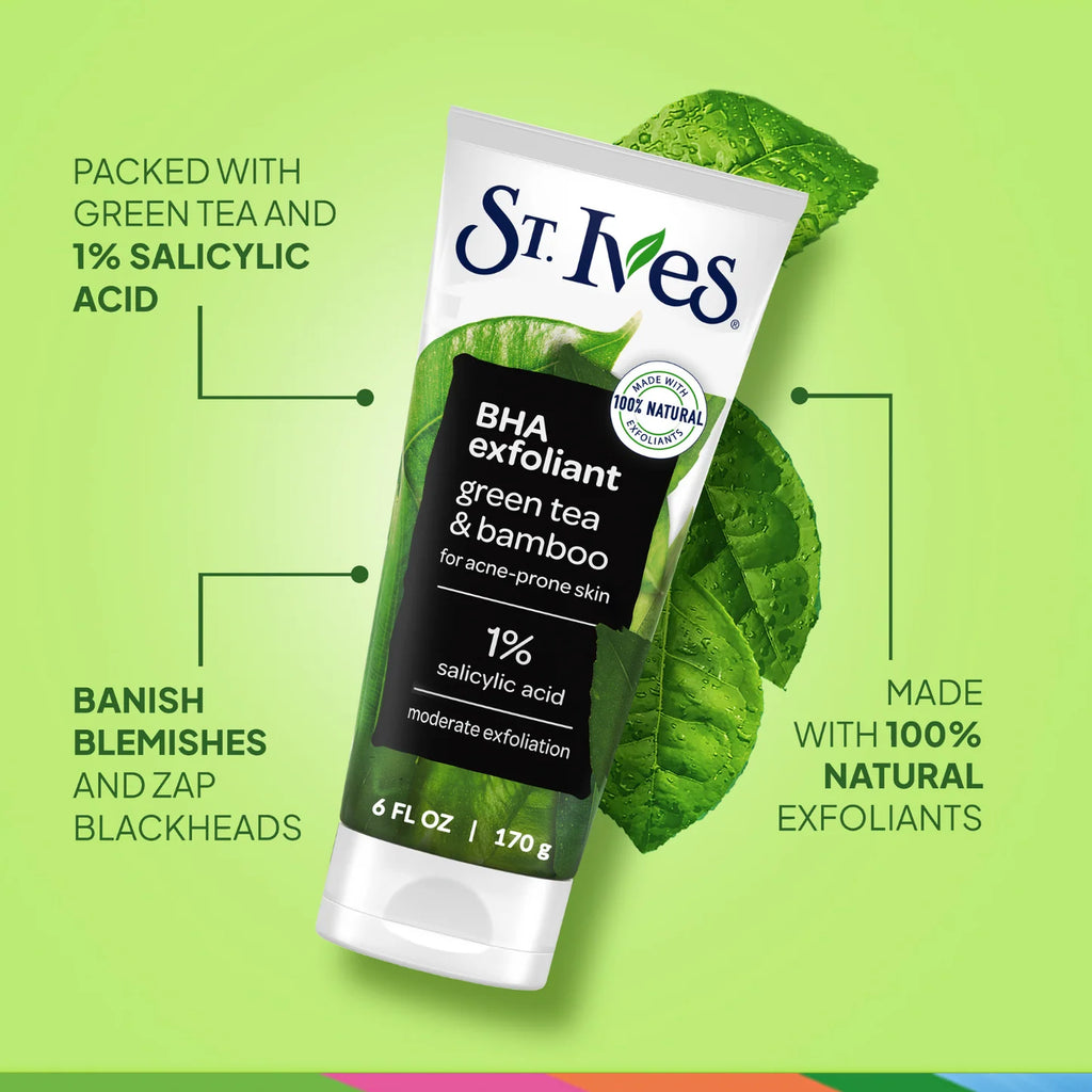 St. Ives Blackhead Clearing Green Tea Scrub - 170ml