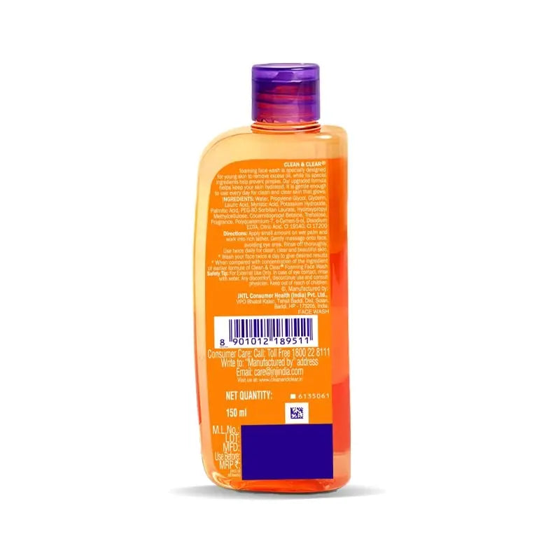 Clean & Clear Foaming Face Wash - 100ml