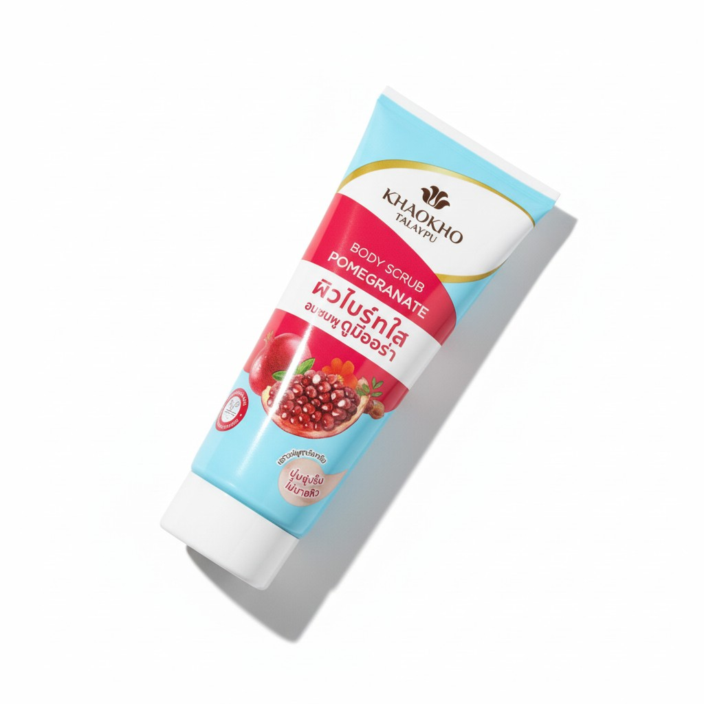 Khaokho Talaypu Pomegranate Body Scrub (175g) - Natural Glow & Antioxidant
