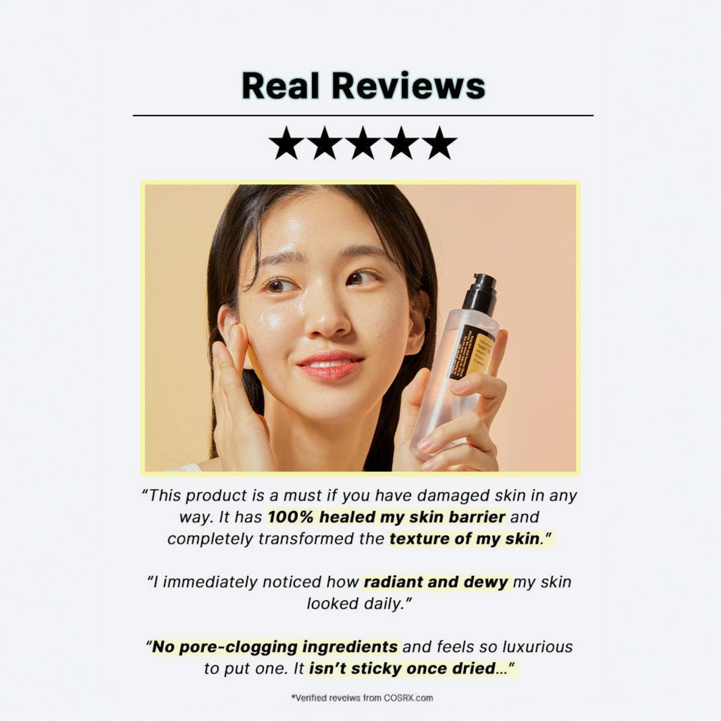 COSRX Advanced Snail 96 Mucin Power Essence 30ml - Korean Hydrating Face Serum for Acne Scars