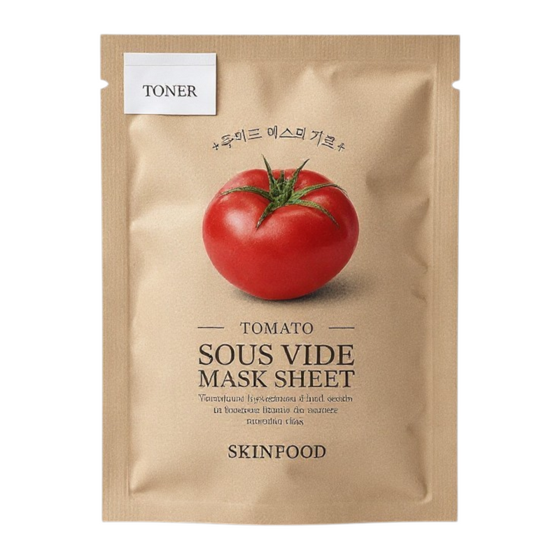 SKINFOOD Beauty In A Food Tomato Sheet Mask 20ml – Lycopene Vitamin C Instant Brightening Korean Mask – Timeless Era Bangladesh